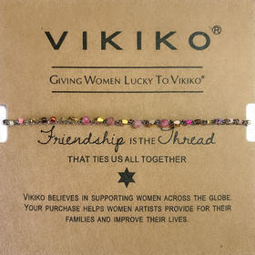 【古法钩针系列】VIKIKO红纹石miyuki米珠手工编织手链绳 15cm-25cm