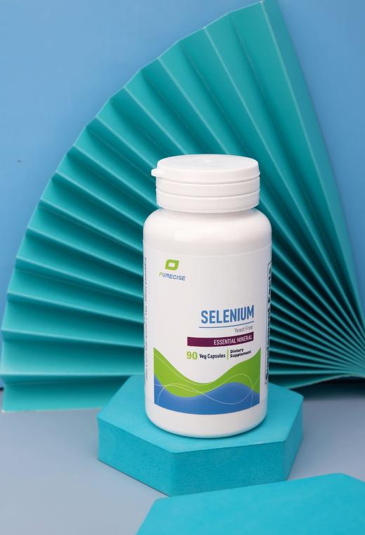 【天然麦芽硒-硒代蛋氨酸】Selenium 90粒 三个月剂量  不含酵母 每粒200mcg天然麦芽硒 Purecise倍赛思 商品图5