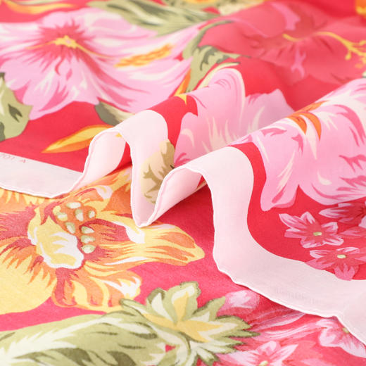 韩国品牌（桑蚕丝棉）印花小方巾 上 商品图4