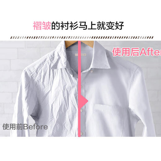 日本爱丽思迷你挂式电熨斗 3档调温 蒸汽立式挂烫机 手持熨烫衣服HSM-01C 商品图3