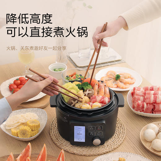 日本IRIS爱丽思 电压力锅 家用小型电高压锅 饭煲 火锅 自动排气 商品图1