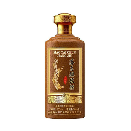 【一般贸易】 白酒53度500ml*6瓶整箱装送礼收藏自饮 柔和酱香型茅台醇浆酒1956 商品图0