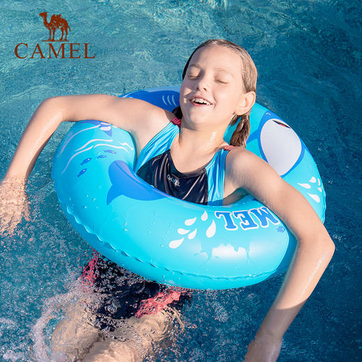 骆驼儿童游泳圈海边沙滩游泳浮圈男童女童宝宝加厚充气泳圈救生圈 Y1S3PF608 商品图1