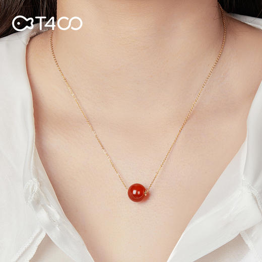 【品牌优选】T400 红玛瑙吊坠项链  红彤彤的爱 商品图2
