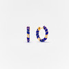 订购10周到｜Yvonne Leon-Les Torsades-9K黄金 珐琅 钻石 麻花 耳环（海军蓝色）［法国设计师］ 商品缩略图0