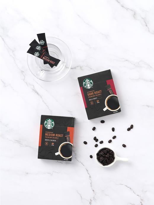 星巴克精品速溶黑咖啡浓缩美式学生提神无蔗糖纯黑咖啡粉 商品图3