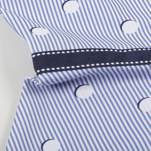 mettekids儿童裙子2022夏季新款童装洋气时髦潮娃娃领女童连衣裙 商品图6