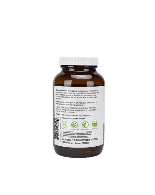 【新包装白色可降解瓶-免疫平衡鱼油】Balanced Immune Omega 120粒  独特添加DPA+SPM+DHA/EPA 肠道健康支持  敏感支持 IgG不耐受 商品图8