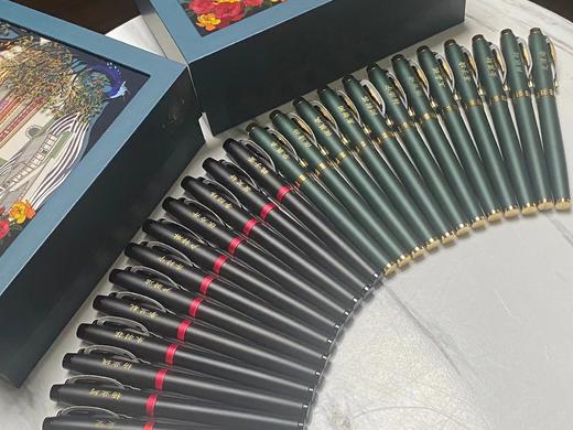 免费刻字 正品派克PARKER钢笔 商务办公送礼 签字笔 男女生日礼物 学生练字 IM复古绿流金墨水笔+大唐盛世礼盒 商品图9