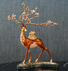 【团购展示】罗比罗丹 摆件（招财福鹿）