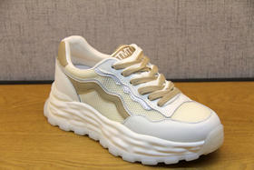 豪行2022年夏季新款22251933透气单网厚底中跟老爹鞋圆头网面女鞋 专柜正品