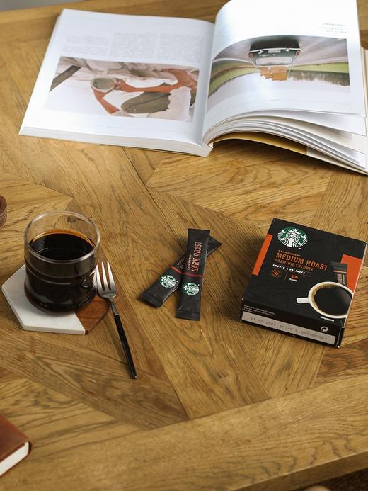 星巴克精品速溶黑咖啡浓缩美式学生提神无蔗糖纯黑咖啡粉 商品图1