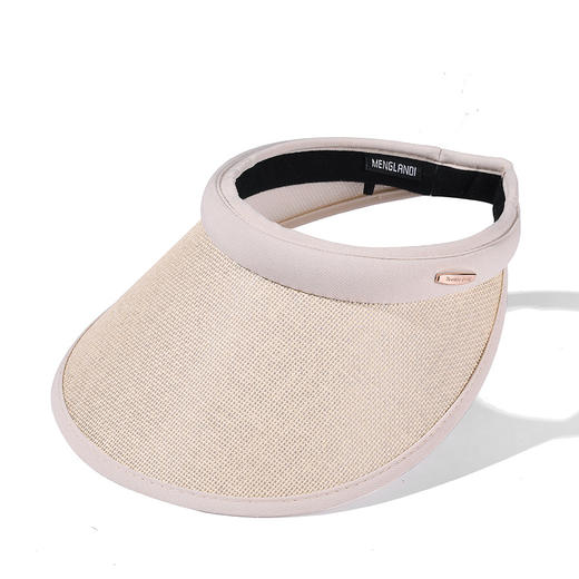 CT-M1703帽子韩国女夏天透气纸布发夹空顶帽大头围适合休闲百搭太阳帽工厂 商品图4