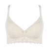都市丽人内衣自然舒适A:中厚B:薄蕾丝三排扣树脂胶圈3/4杯常规文胸LB22B1 商品缩略图6