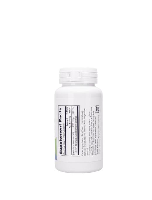 【天然麦芽硒-硒代蛋氨酸】Selenium 90粒 三个月剂量  不含酵母 每粒200mcg天然麦芽硒 Purecise倍赛思 商品图8