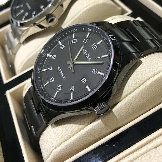 卡罗莱男表全自动机械表精钢带男士手表皮带休闲商务腕表 CA1069MM 商品图3