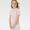 mettekids儿童短袖T恤2022新款女童夏装粉色大童童装洋气时髦上衣 商品缩略图3