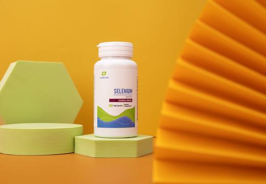 【天然麦芽硒-硒代蛋氨酸】Selenium 90粒 三个月剂量  不含酵母 每粒200mcg天然麦芽硒 Purecise倍赛思 商品图3