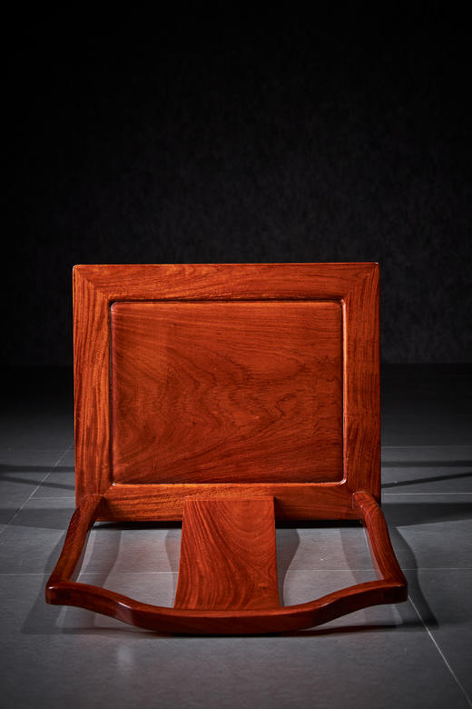 红桥红  家具严选  缅甸花梨（大果紫檀）【素面 S背 不出头 餐椅】 商品图5