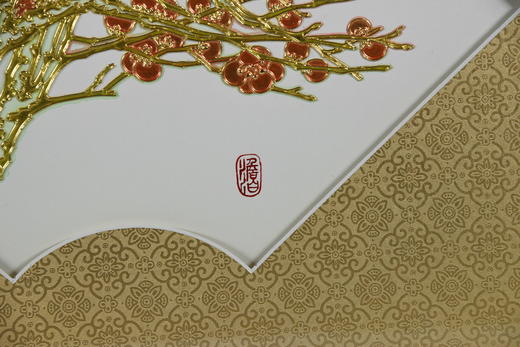 中华老字号蔡氏漆线雕梅（淡泊）送礼必备 商品图3