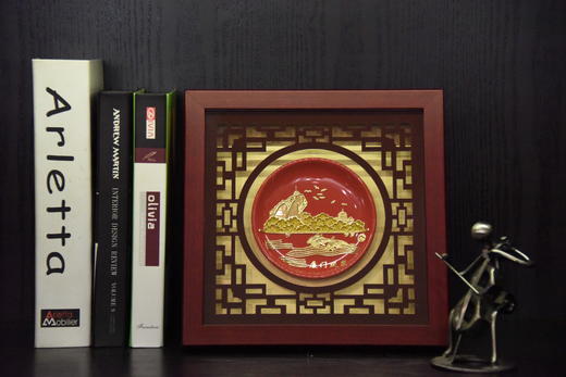 鼓浪屿之波摆件（4英寸红） 商品图0