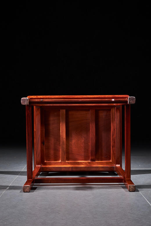 红桥红  家具严选  缅甸花梨（大果紫檀）【素面 S背 不出头 餐椅】 商品图6