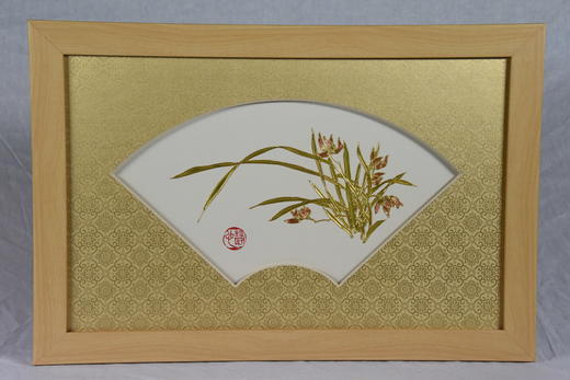 中华老字号蔡氏漆线雕兰（心静）送礼必备 商品图0