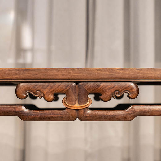 清 红木独板拐子云纹四面平条桌 商品图2