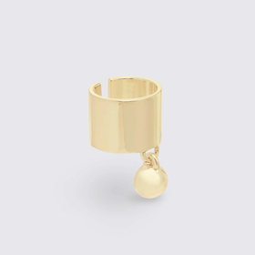 北京仓｜Rathel&Wolf-Ami-金色 球坠 指尖戒指［英国设计师］