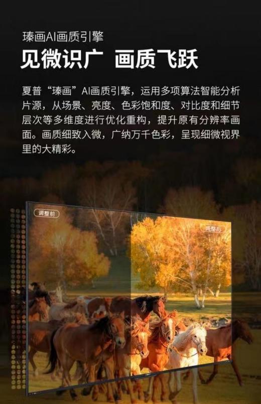 Sharp/夏普4T-C85X7EA 85英寸4K超清全面屏远场语音液晶电视3+32G 商品图3