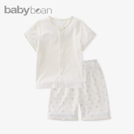 babybean亲豆婴儿服男女宝宝空调服夏季薄款居家服纯棉短袖套装B12B05B02 商品图0