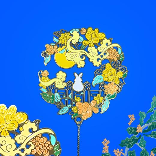 玉兔月桂精品咖啡杯金属书签 商品图2