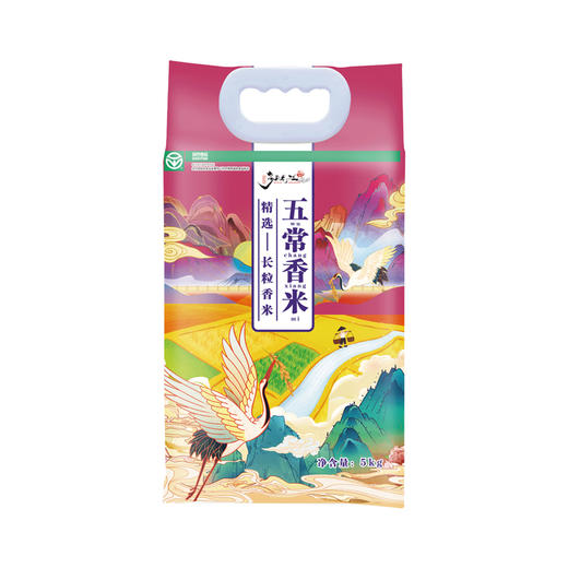 多彩龙江寒地黑土  优质仙鹤大米5kg 商品图1