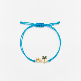 订购10周到｜Yvonne Leon-LA PLAGE-海滩 蓝绳 手链［法国设计师］