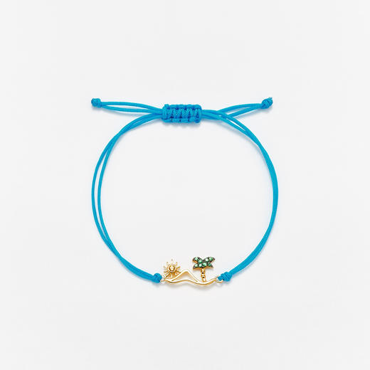 订购10周到｜Yvonne Leon-LA PLAGE-海滩 蓝绳 手链［法国设计师］ 商品图0