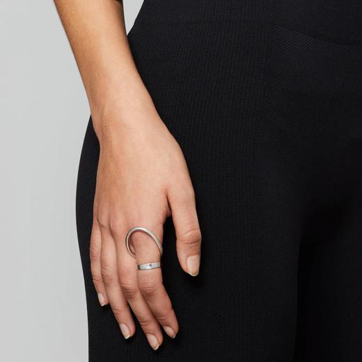 北京仓｜Rathel&Wolf-Jesse-银色 椭圆环 戒指［英国设计师］ 商品图5