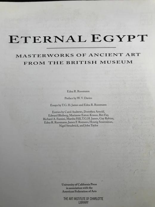 永恒的埃及：大英博物馆藏古埃及艺术图集 270余幅插图 平装大16开 商品图3