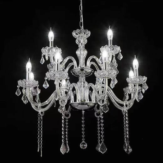 514-8+4玻璃双层吊灯（运费自理） 商品图1