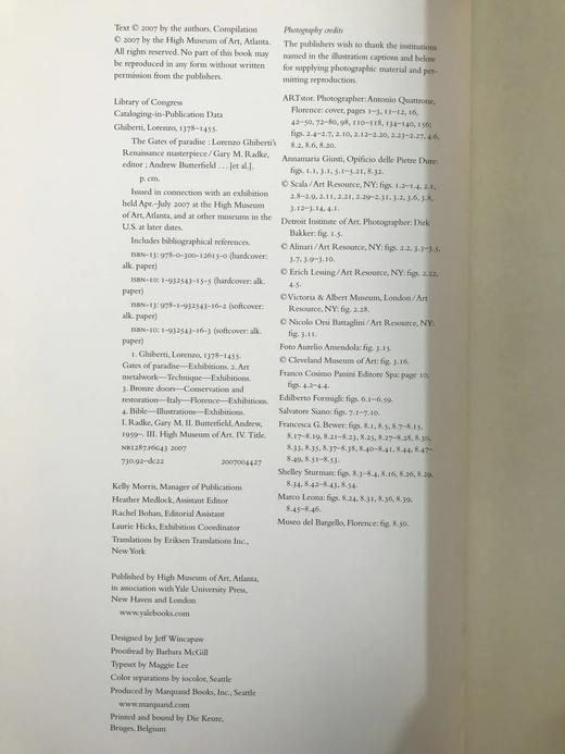 天堂之门：洛伦佐·吉贝尔蒂雕塑作品图集 数百幅彩色插图 精装大16开 商品图4