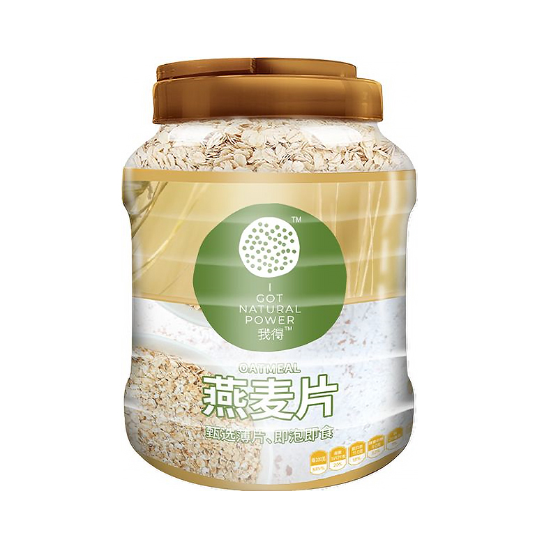 1kg我得燕麦片  甄选薄片 即泡即食