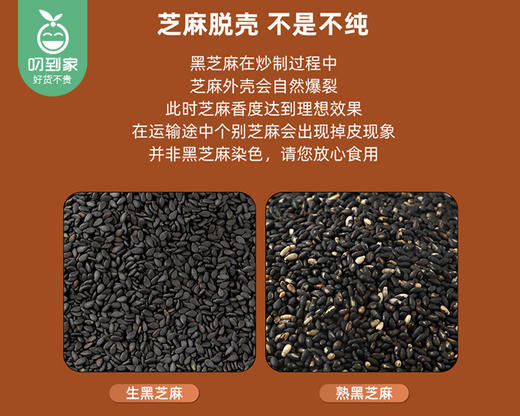 河南熟黑芝麻/1包（550g）生产日期：25年12月 商品图3