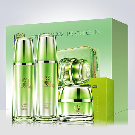 【百雀羚】水光弹润挚悅套装补水保湿水乳护肤女正品化妆品护肤品 商品图0