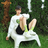 Safiya索菲娅云感轻盈手雷底魔术贴运动鞋2022秋网面透气休闲鞋SF23111406 商品缩略图4