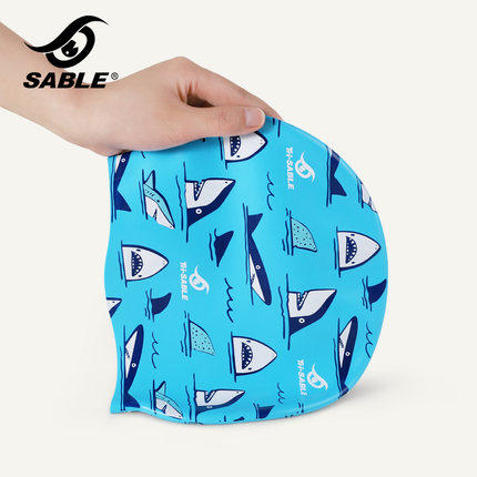 黑貂儿童硅胶泳帽SCS 商品图5