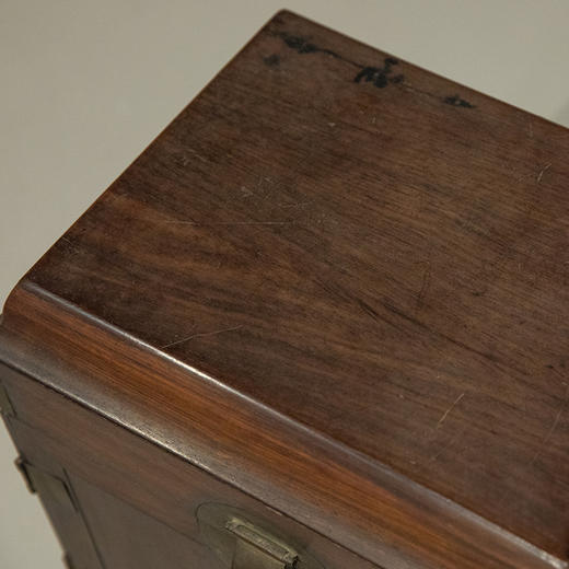 清 红木盝顶官皮箱 商品图1