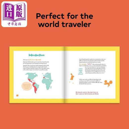 【中商原版】Let's Learn Spanish 来学学西班牙语 英文原版儿童图书 教辅类书籍 Aurora Cacciapuoti 4到6岁 商品图1