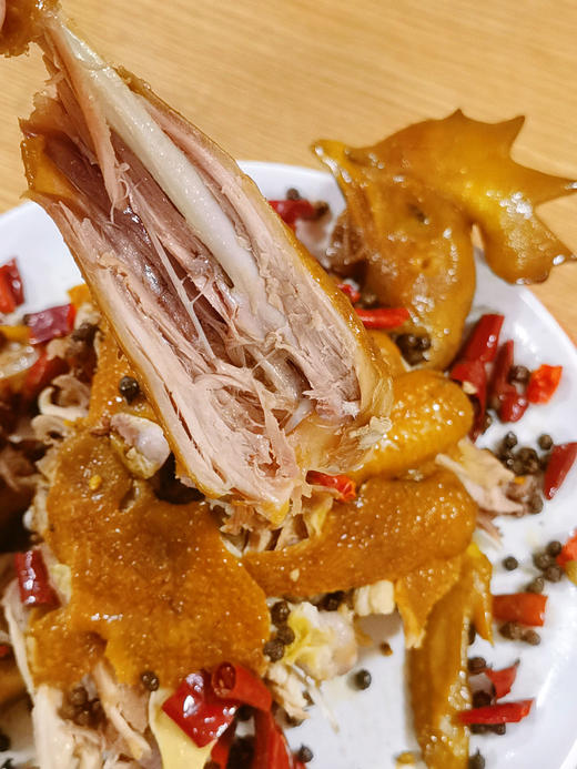 【手撕椒麻鸡】正宗重庆味手撕椒麻鸡（1只）500天以上的老母鸡，发货后2-3天左右送达！ 商品图10