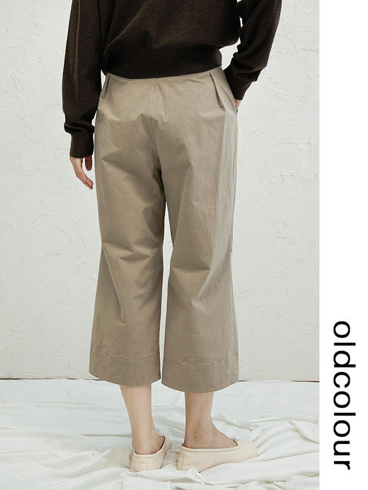 oldcolour休闲文艺日系气球裤早秋新款设计感小众阔腿裤女 商品图3