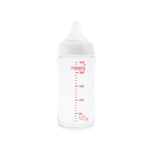 贝亲240ml自然实感Ⅲ宽口径玻璃奶瓶（L号奶嘴）AA188 商品图10