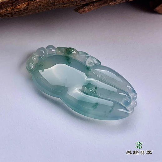派瑞翡翠 翡翠挂件 糯种 飘花 商品图4